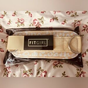 Leopard print women’s gym ankle straps for cable exercise machine